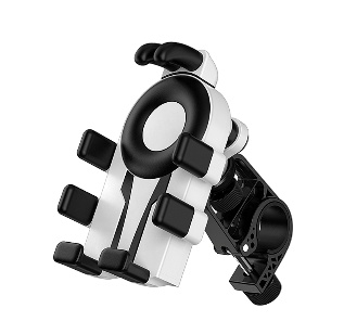 Airbag shock-absorbing handlebar mount